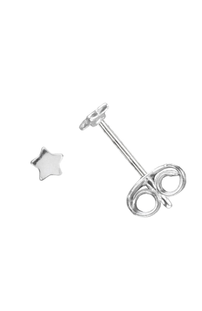 Silver Mini Star stud earrings