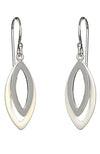 Silver Leaves Drop Earrings | Nina B Jewellery