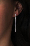 Silver spike earrings | Nina B Jewellery