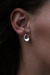 Teardrop Silver Earring
