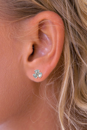 Silver Petite Stud Earrings