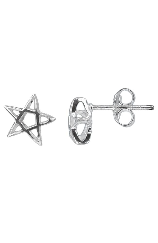 Silver star stud earrings / Nina B Jewellery