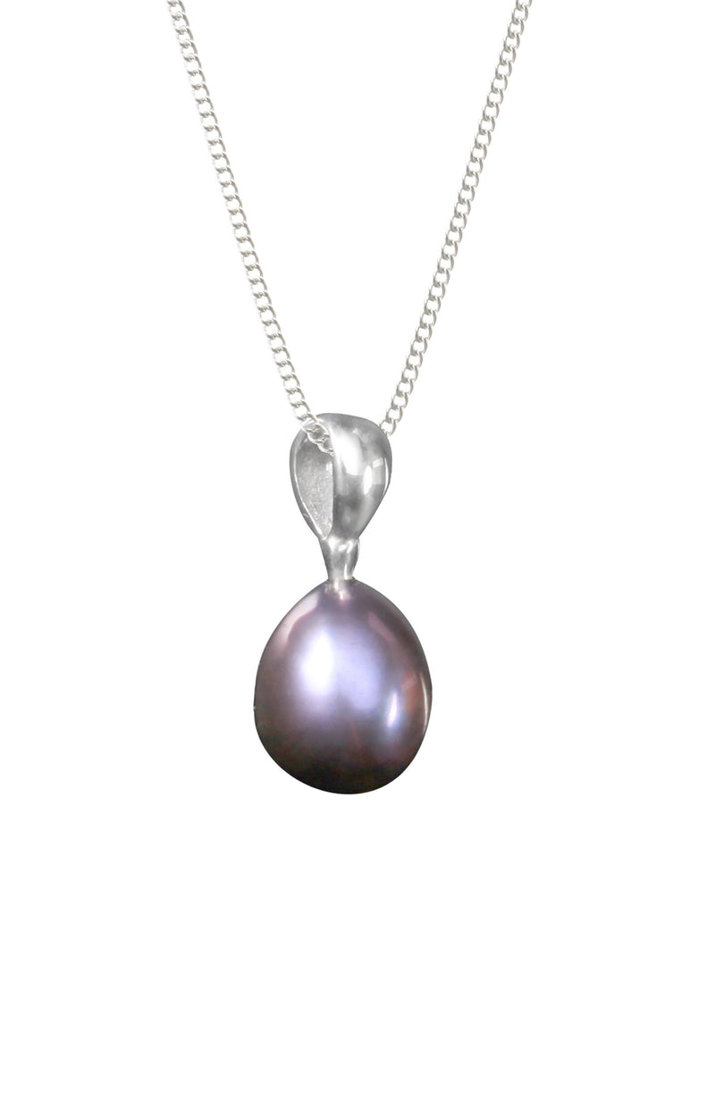 Silver Freshwater Pearl Pendant / Nina B Jewellery