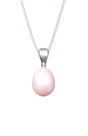 Pink Freshwater Pearl Silver Pendant / Nina B Jewellery