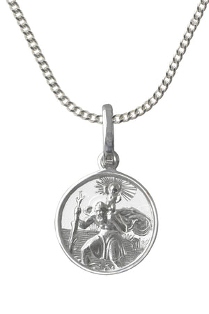 Silver St Christopher Pendant / Nina B Jewellery