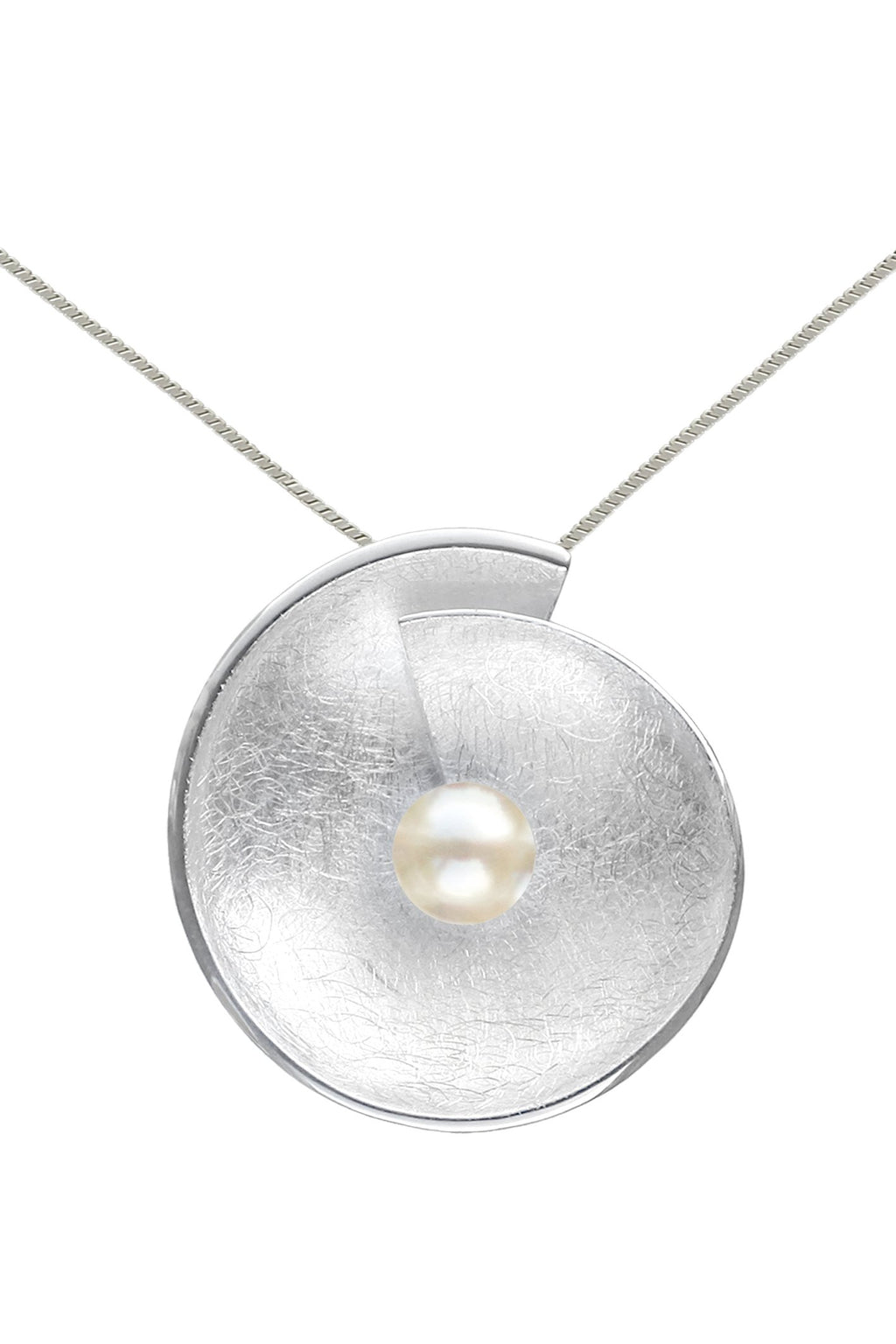 Freshwater Pearl Silver Pendant / Nina B Jewellery