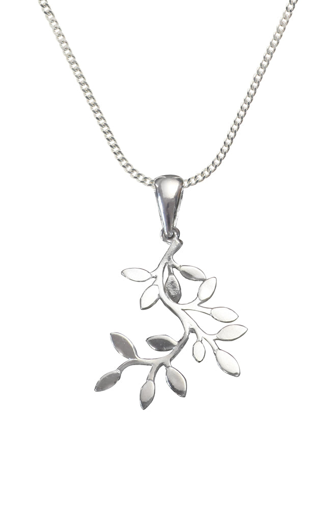 Silver branch pendant / Nina B Jewellery