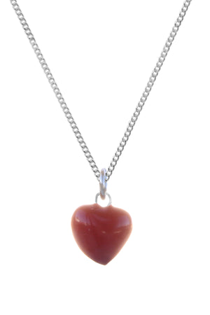 Red Heart Pendant & Chain