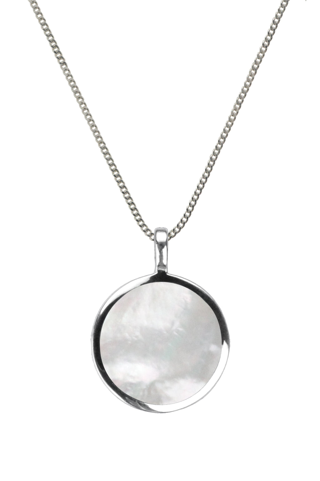 Mother of Pearl Silver Pendant | Nina B Jewellery