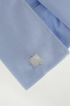 Silver Square Stone Cufflinks