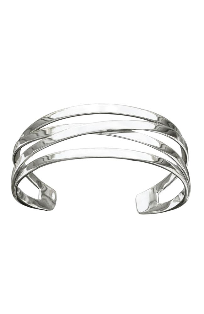 Silver 4-strand Cuff Bangle / Nina B Jewellery