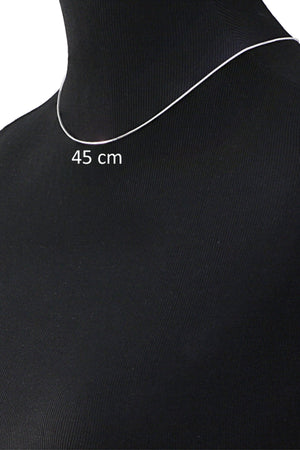 Silver Square Snake Chain