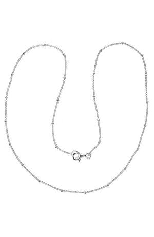 Silver Chain with Beads