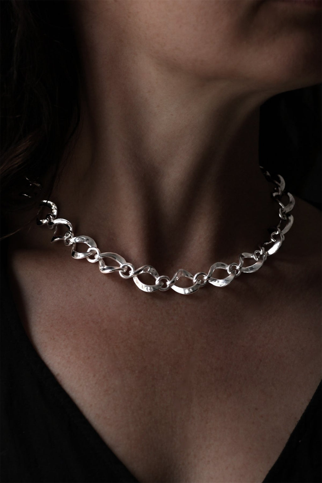 Silver chunky chain | Nina B Jewellery