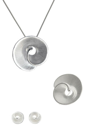 Silver Swirl Pendant
